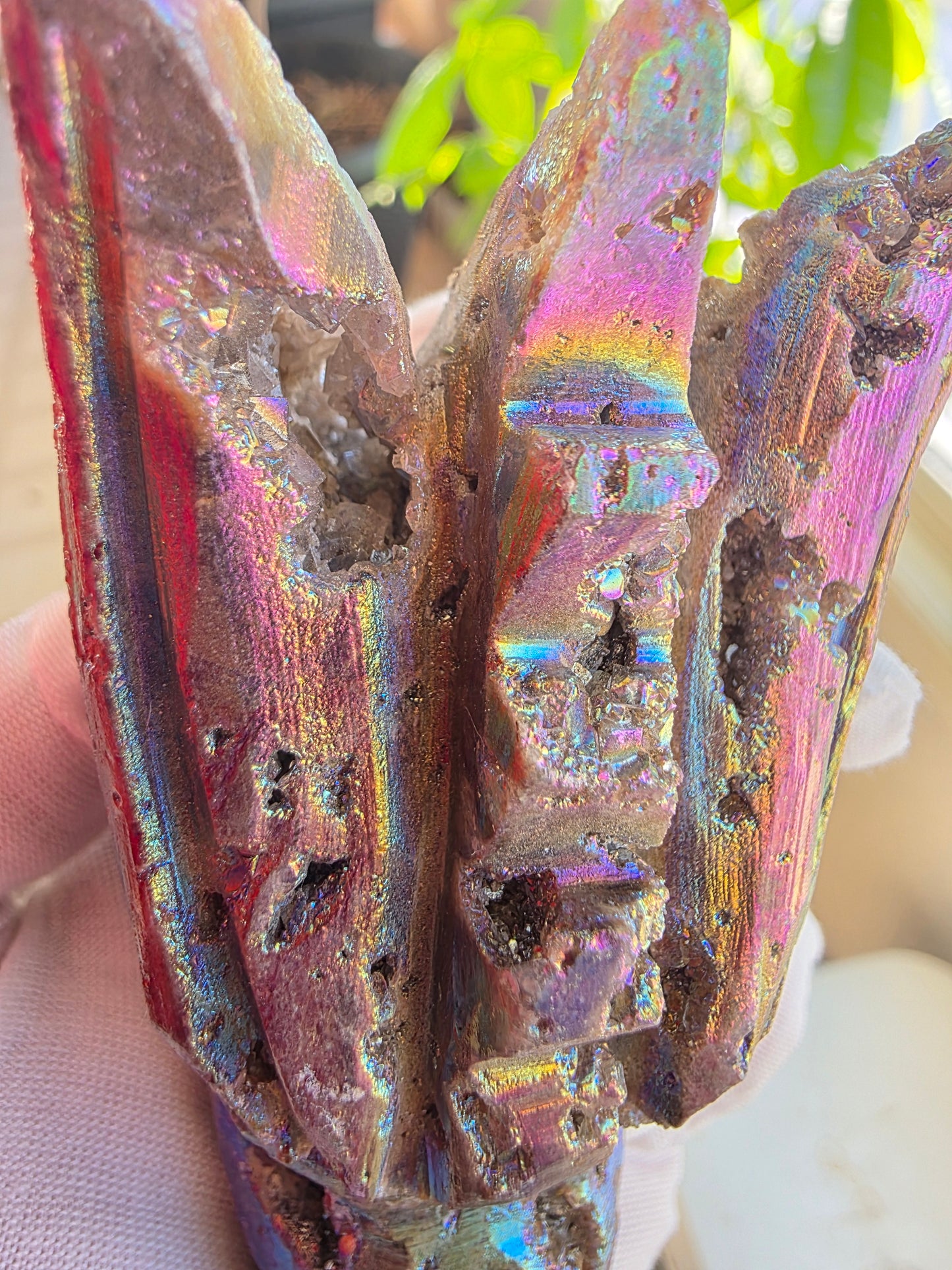 Aura Sphalerite Dragon Head carving