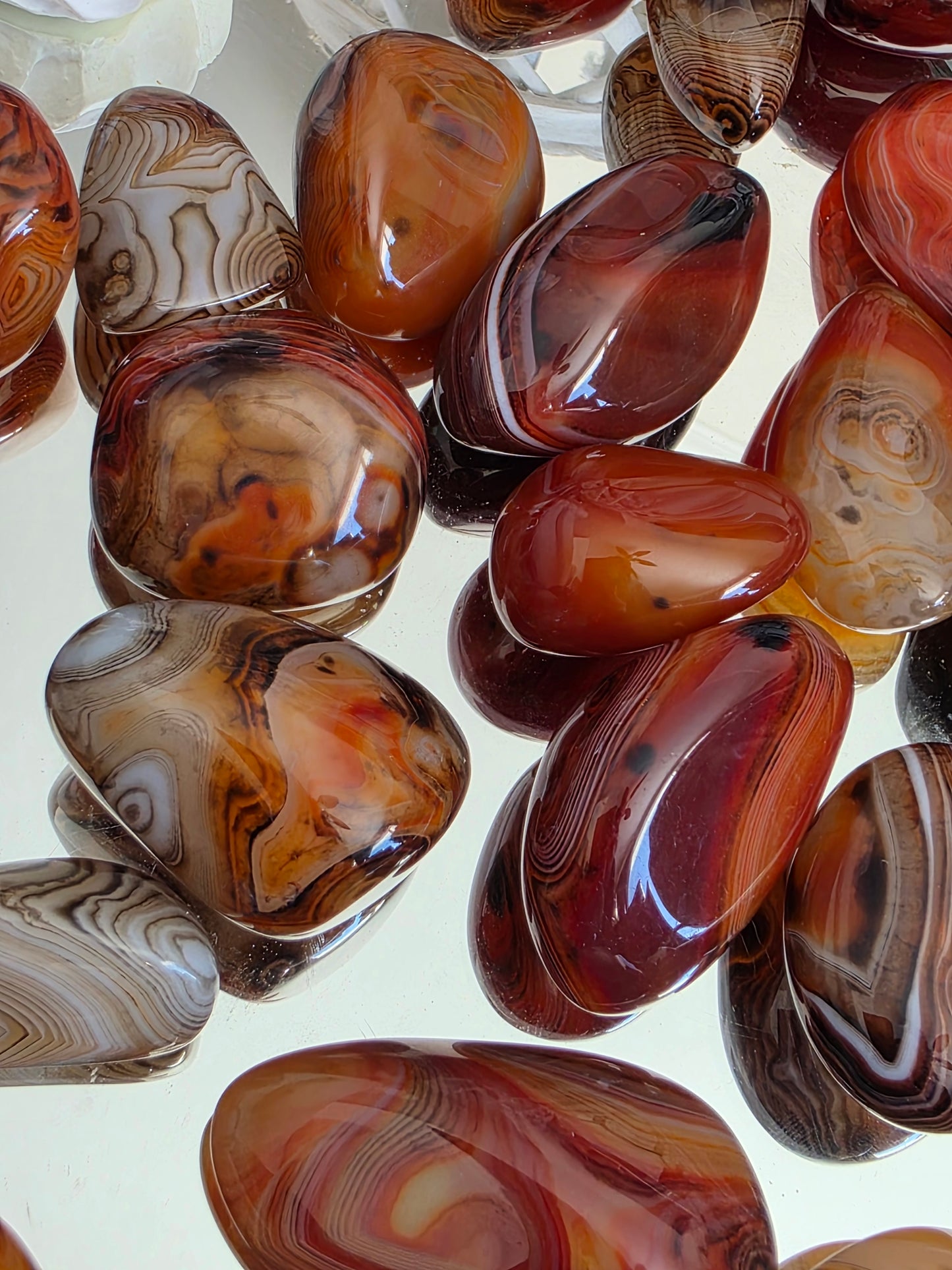 Sardonyx Tumble Stones 1 lbs