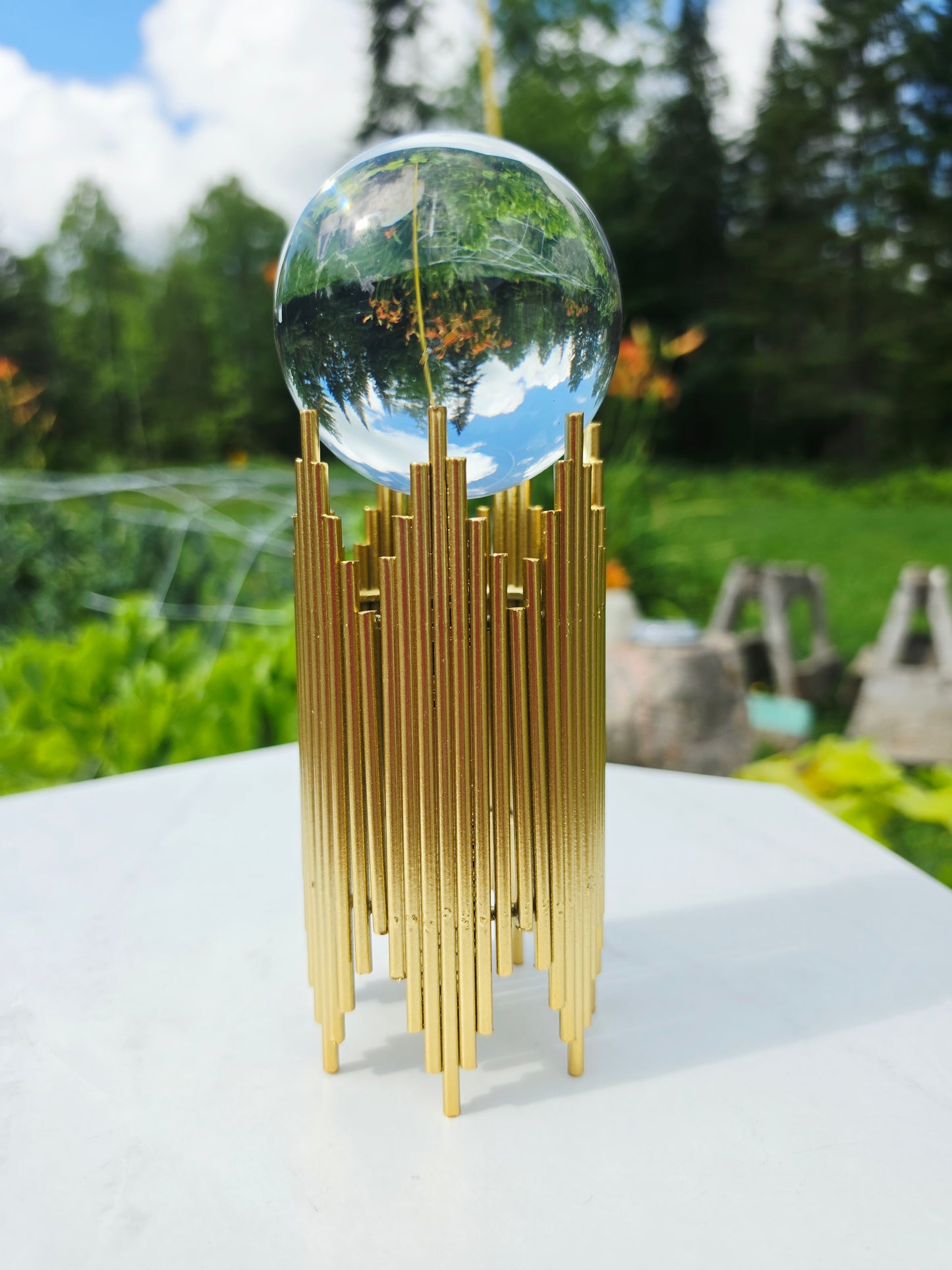 Gold Sphere / Specimens Holder -Large