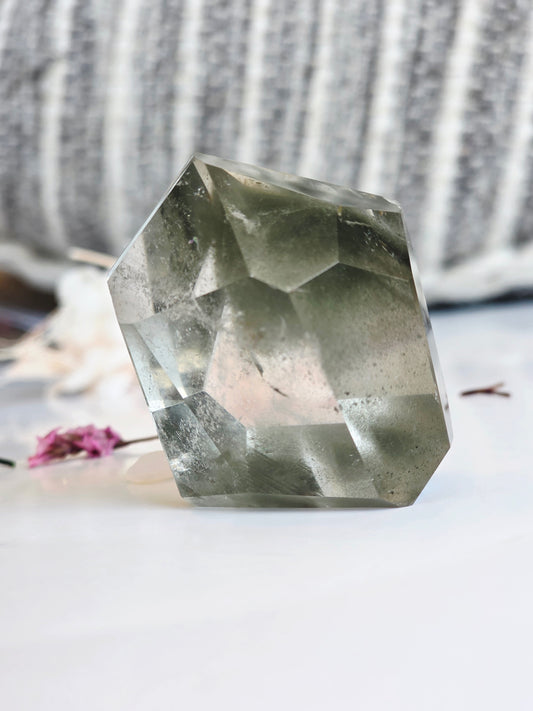 Garden Quartz Crystal Free-form Palm Size Clear
