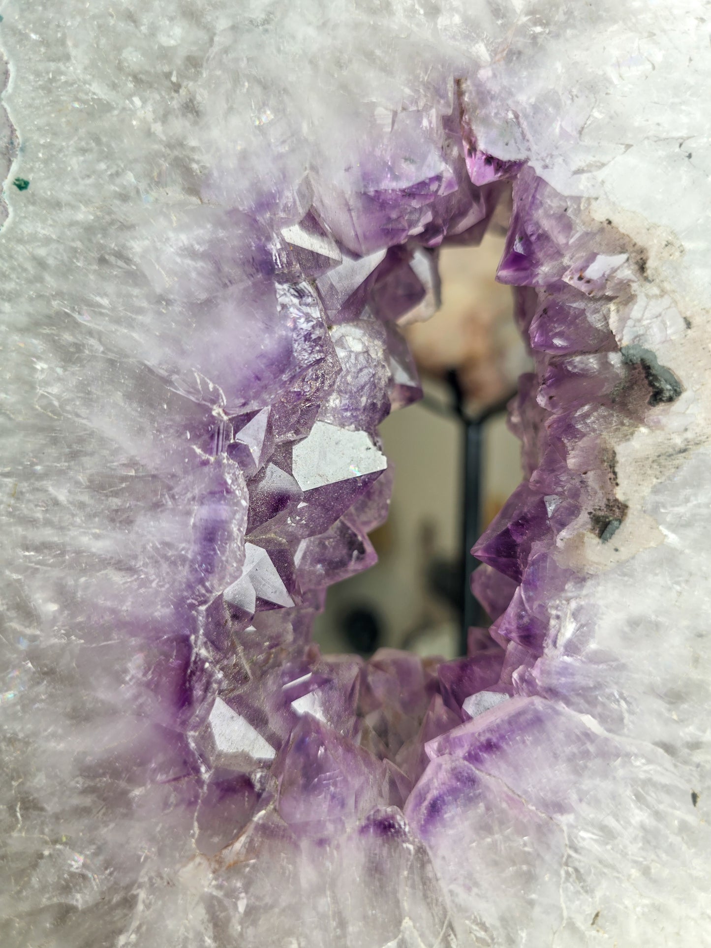 Amethyst from Brazil with stand 5.7 kilo