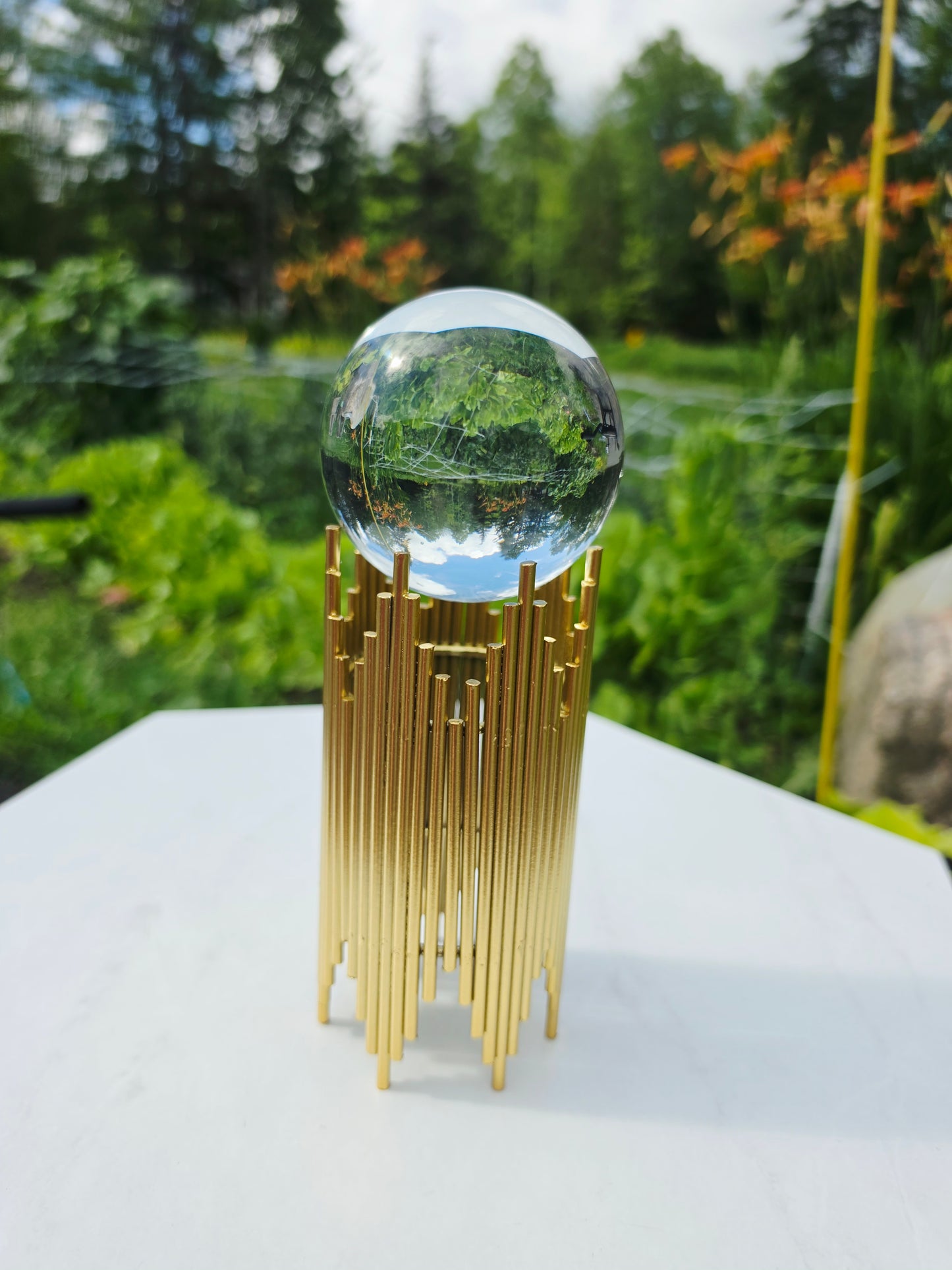 Gold Sphere / Specimens Holder -Large