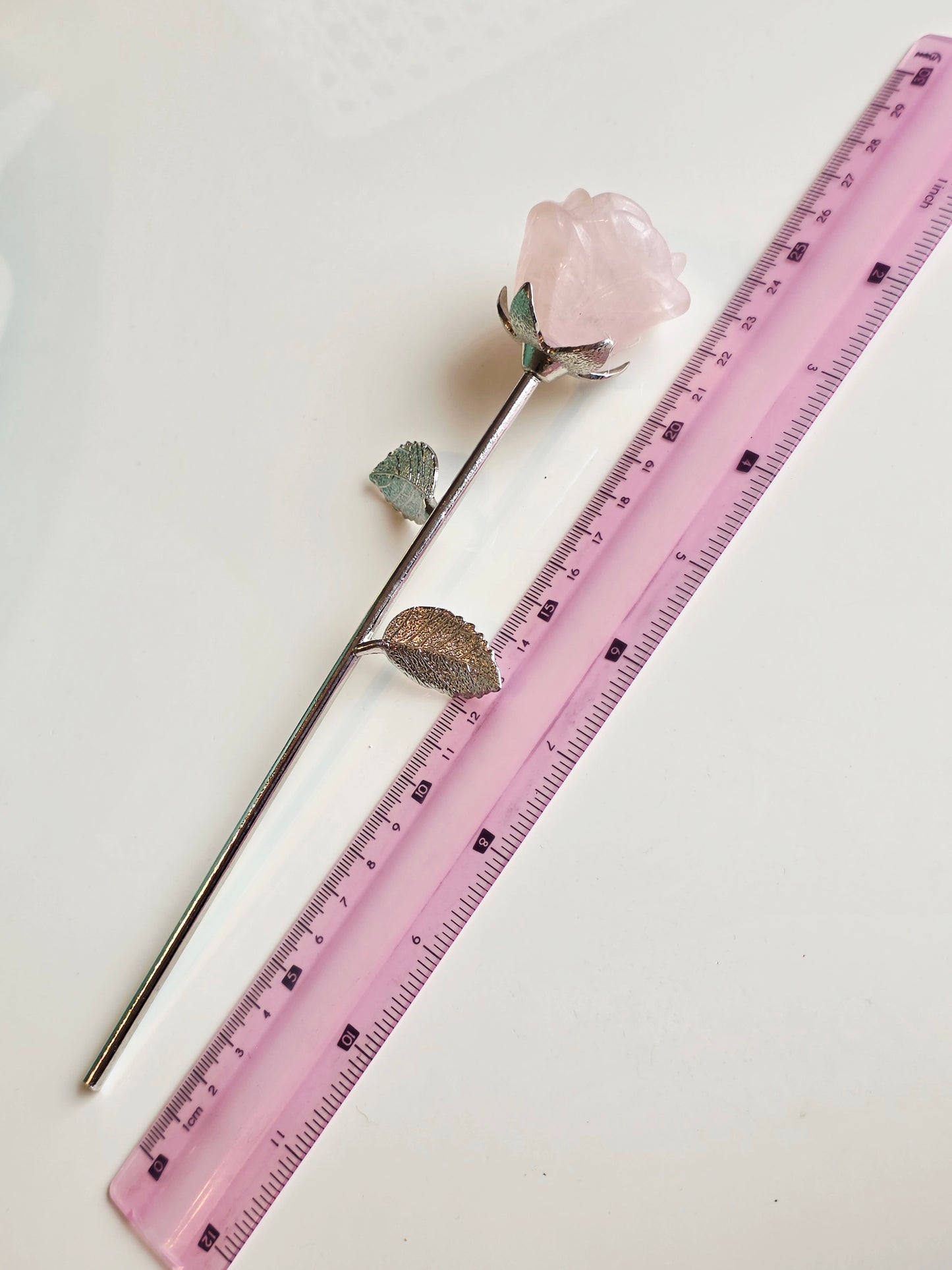 Flower Carving 10 set Mix Mineral Long Stems 23cm - Wholesale Lots