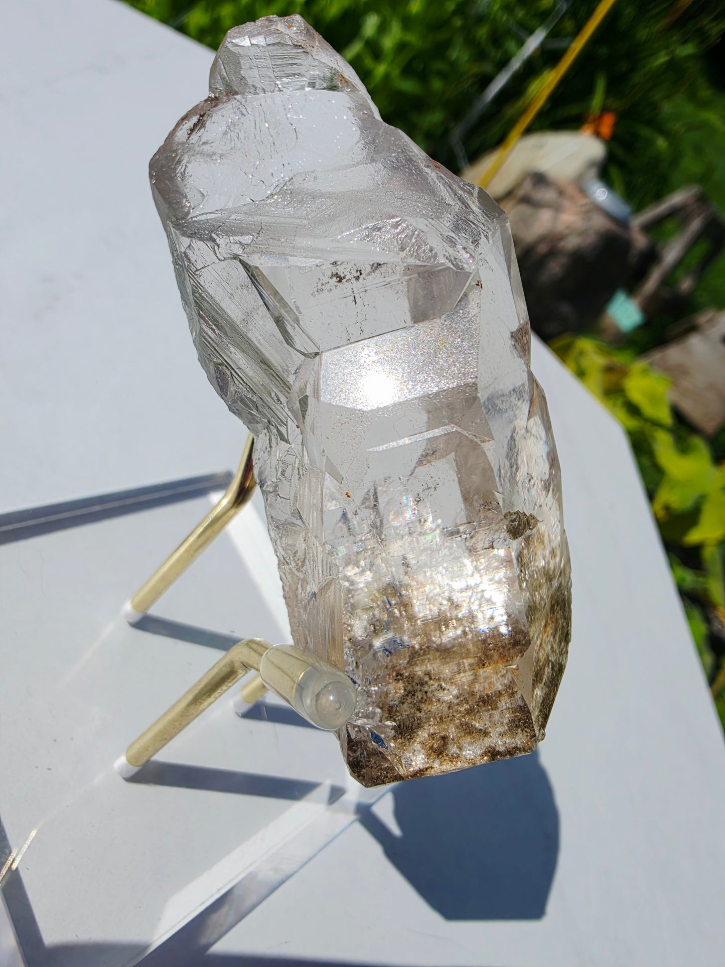 Himalayan Quartz Specimen with Stand Rare Mineral