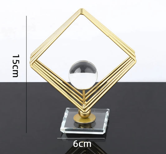 Gold Sphere / Specimens Holder 15cm x 6cm