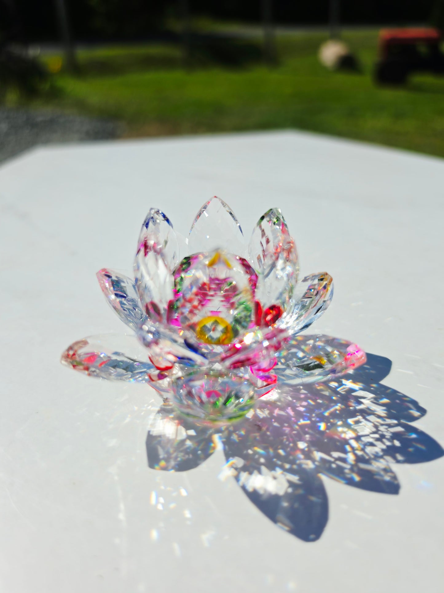 Crystal Lotus Sphere Holder
