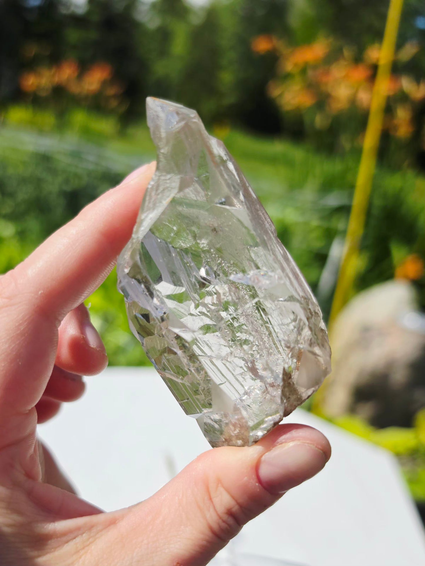 Himalayan Quartz Specimen with Stand Rare Mineral