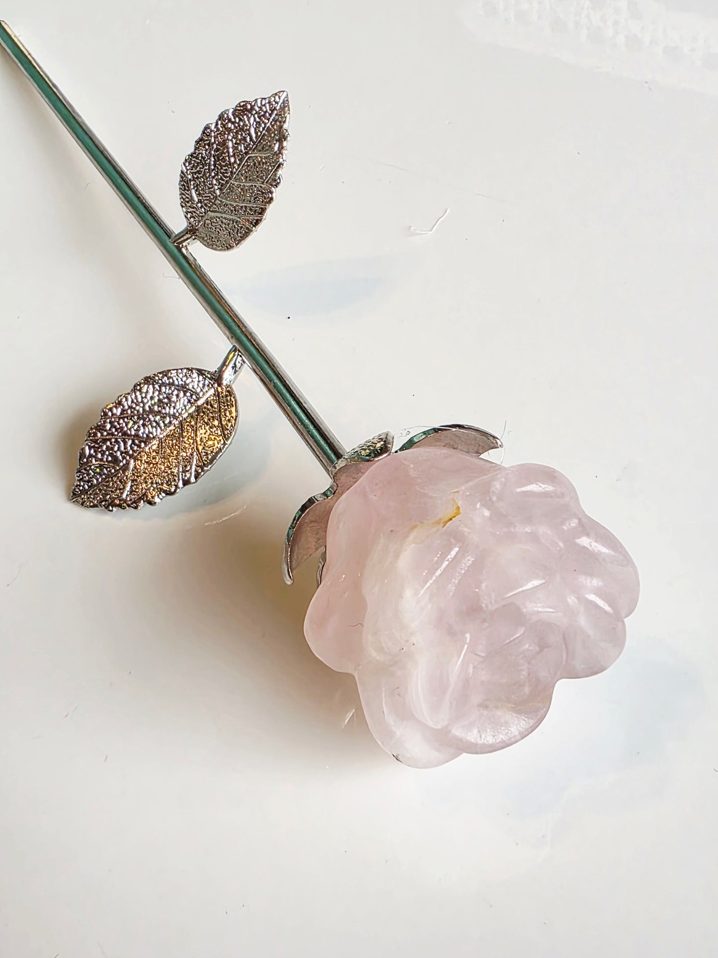 Flower Carving 10 set Mix Mineral Long Stems 23cm - Wholesale Lots