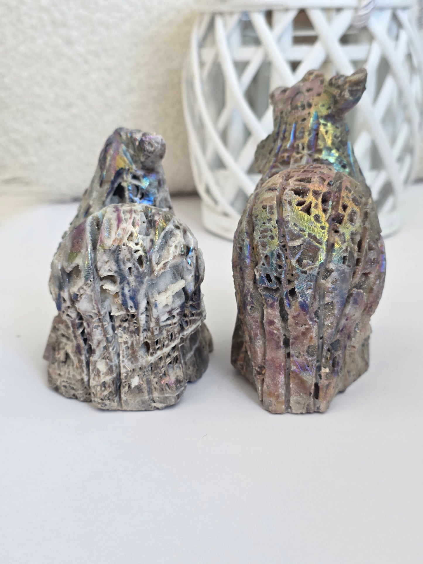 Aura Rooster Crystal Carving