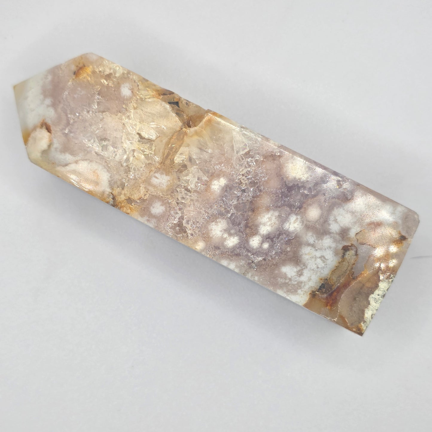 Crystal Tower Pink Flower Jasper