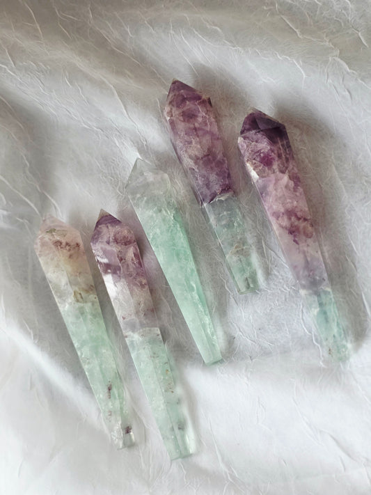 Fluorite Wand 1kg 5 pieces Wholesale Crystal