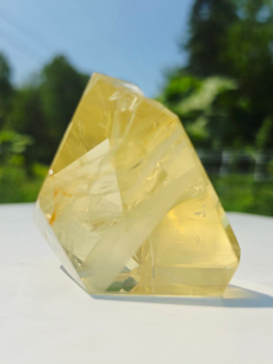 Citrine Free Form Polish 230 grams Crystal Mineral
