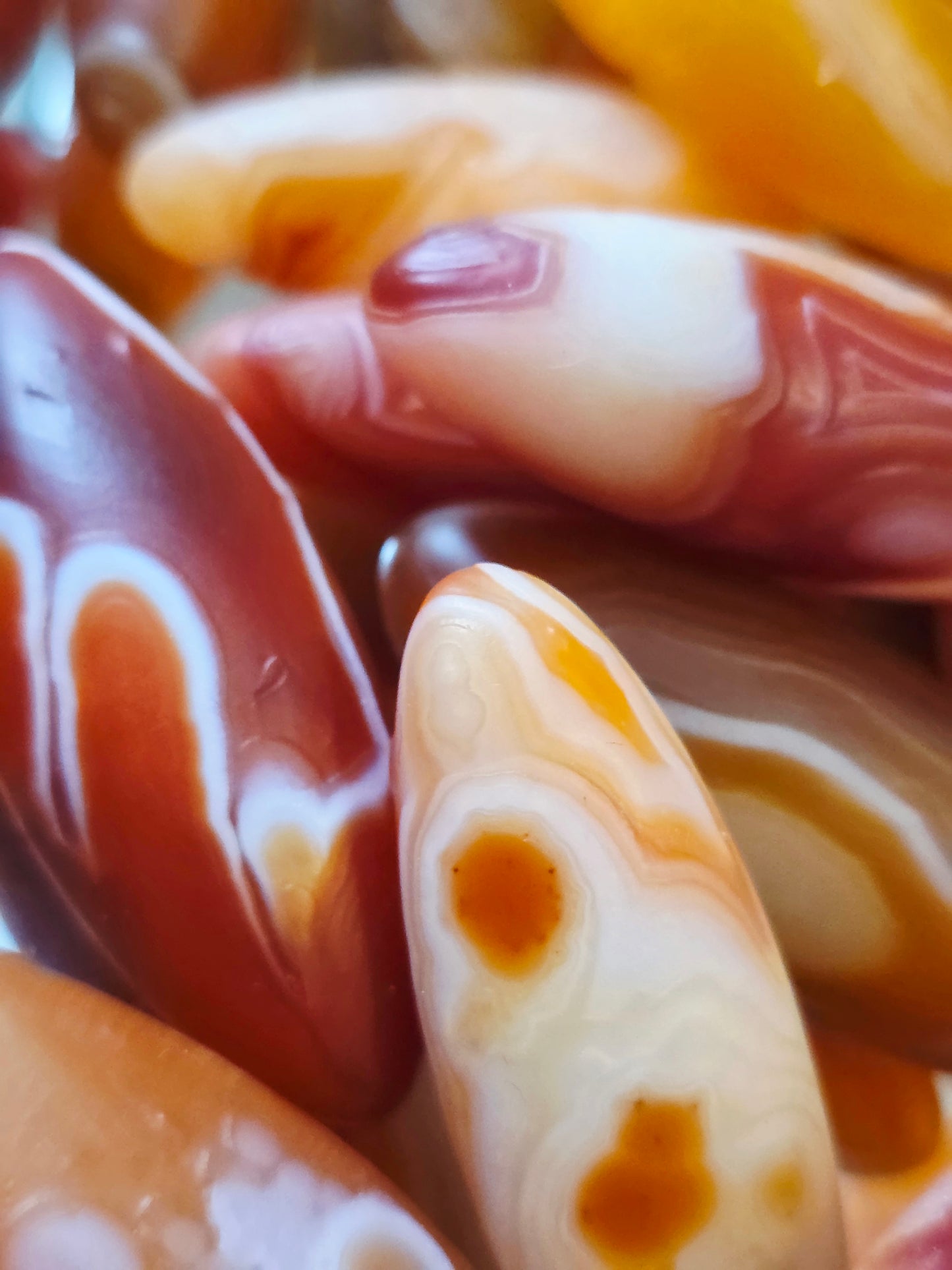 Gobi Agate 1/2 kg Mix - Red/Orange tones Wholesale 11 -16 pieces