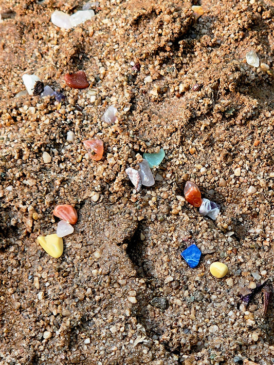 Minerals Paydirt 1kg - Mix Crystals & Gemstones & Specimens & Polished Mining Bag