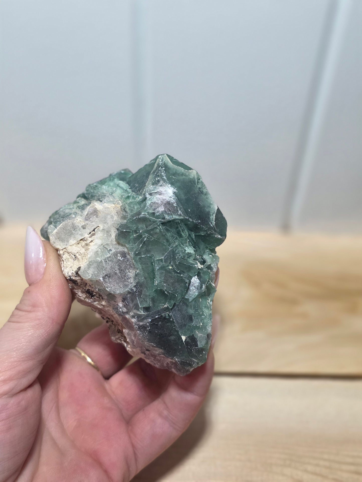 Green Fluorite with Strong Blue UV Specimen