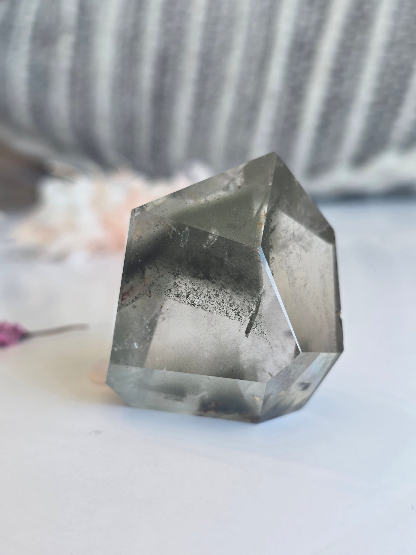 Garden Quartz Crystal Free-form Palm Size Clear