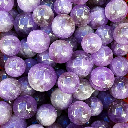 1kg Premium High Grade Amethyst Spheres (3-5 Pcs) - Deep Purple Wholesale Lot