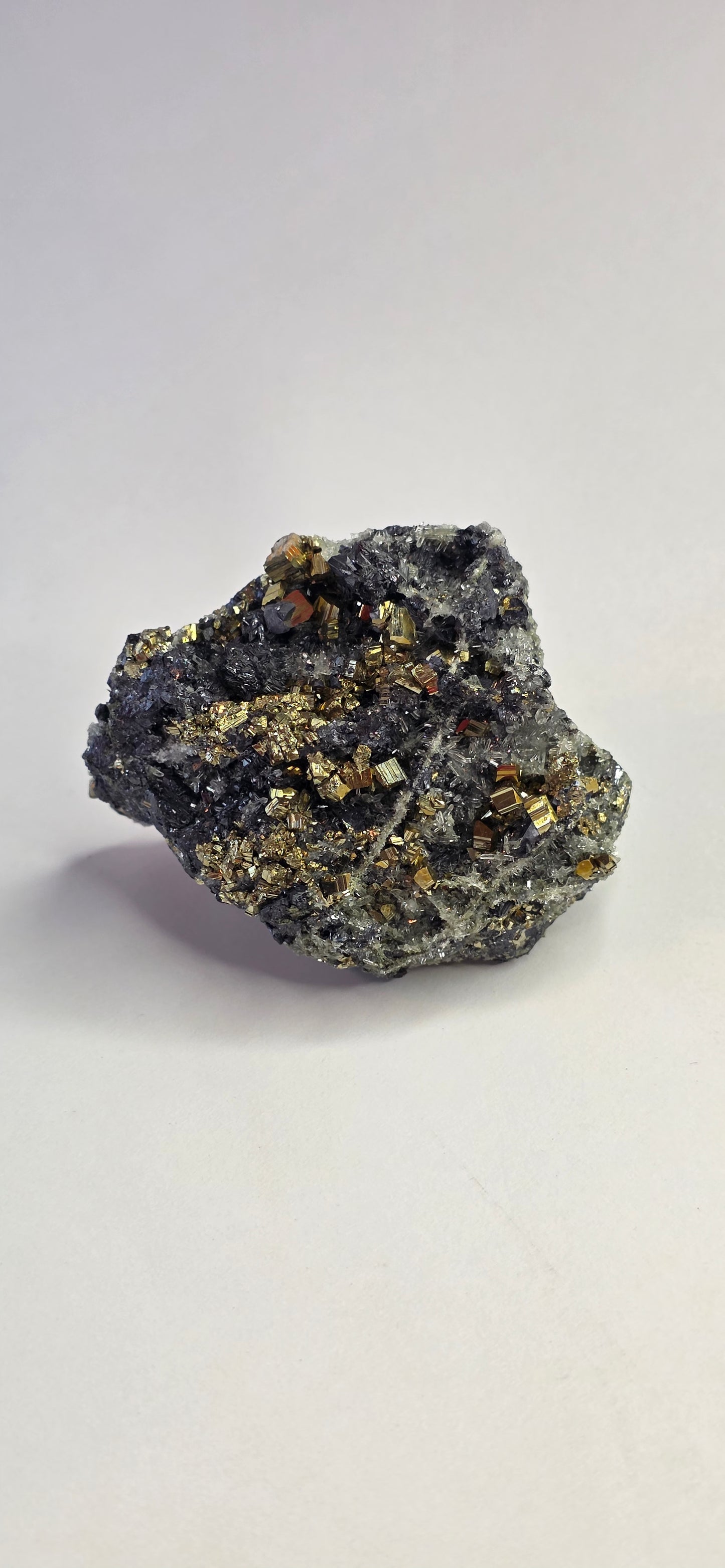 Pyrite Sphalerite Quartz Specimen From Madan Bulgaria