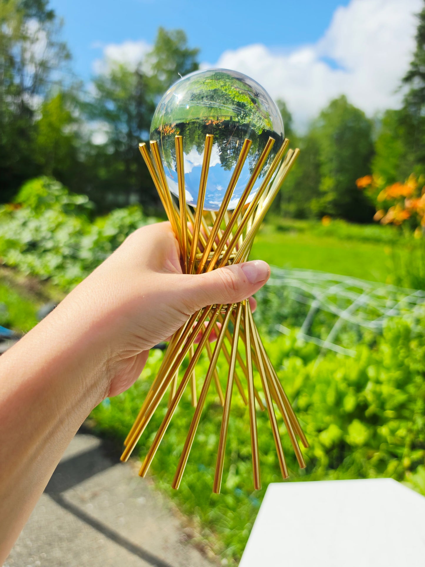 Gold Sphere / Specimens Holder - Large