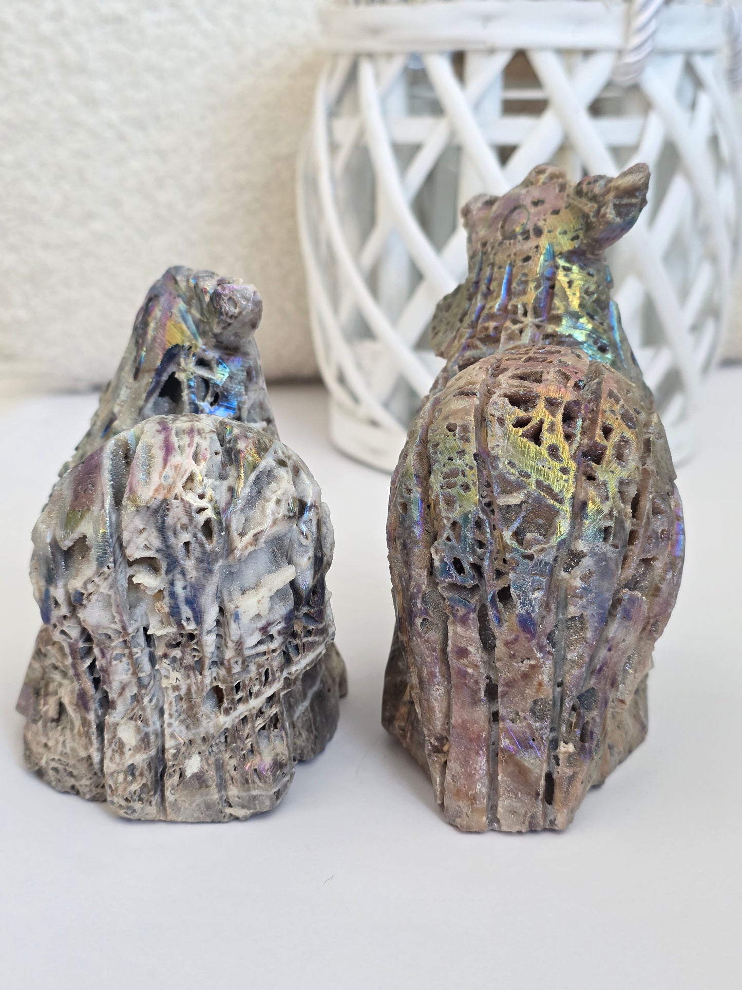 Aura Rooster Crystal Carving