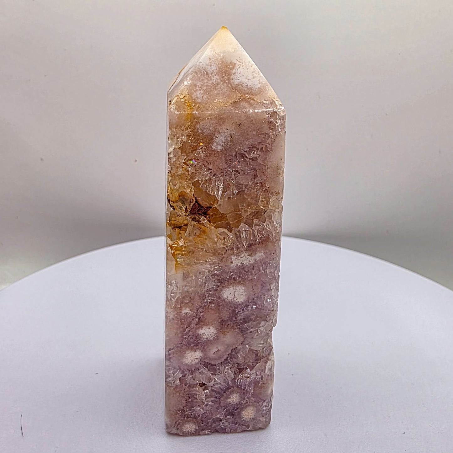 Crystal Tower Pink Flower Jasper