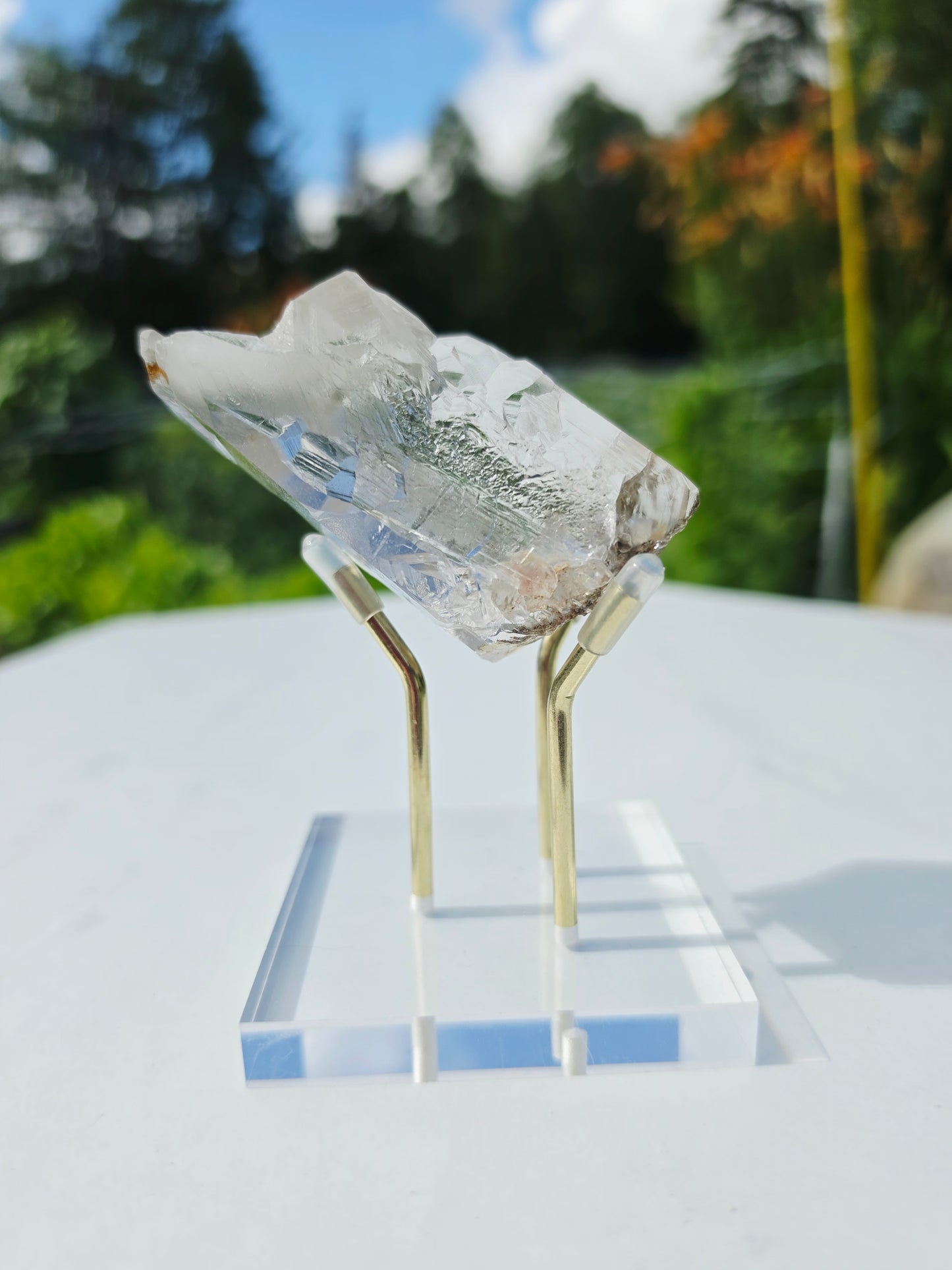 Himalayan Quartz Specimen with Stand Rare Mineral