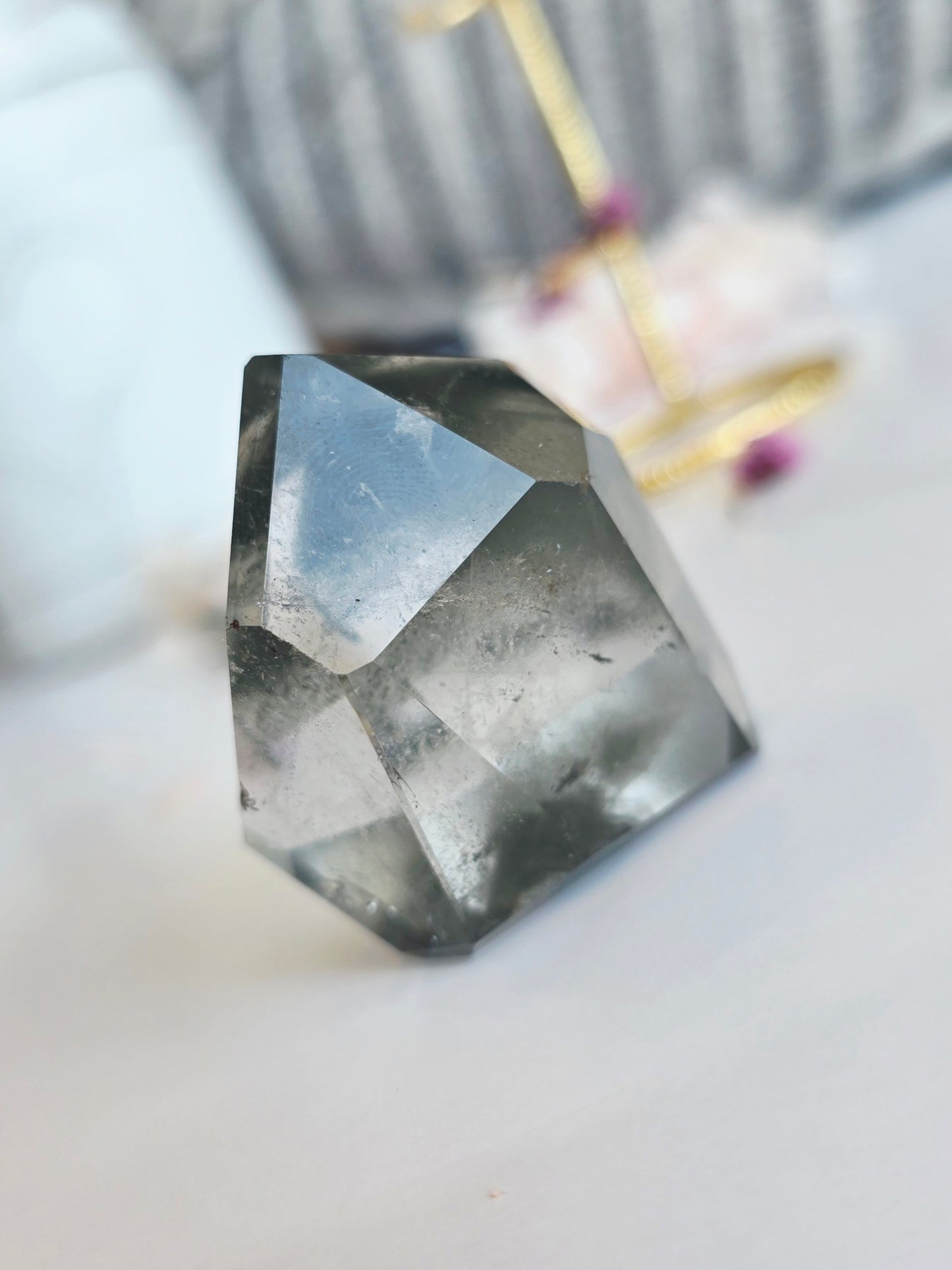 Garden Quartz Crystal Free-form Palm Size Clear