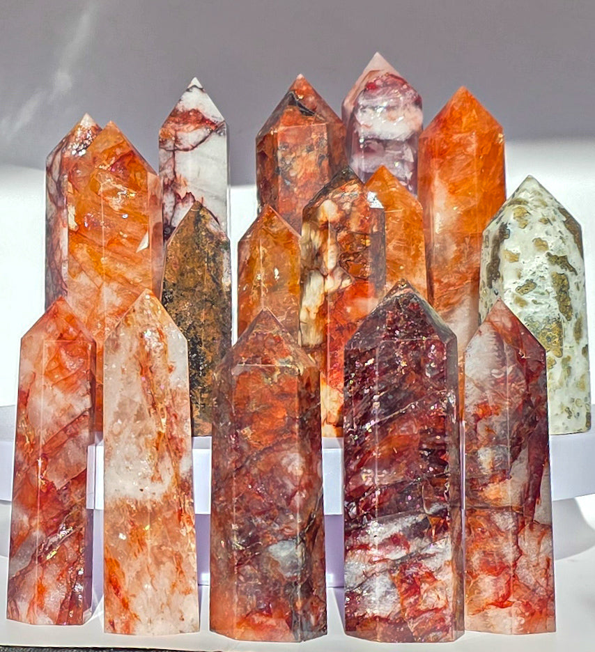 Set of 3 Quartz tower 2" to 4"