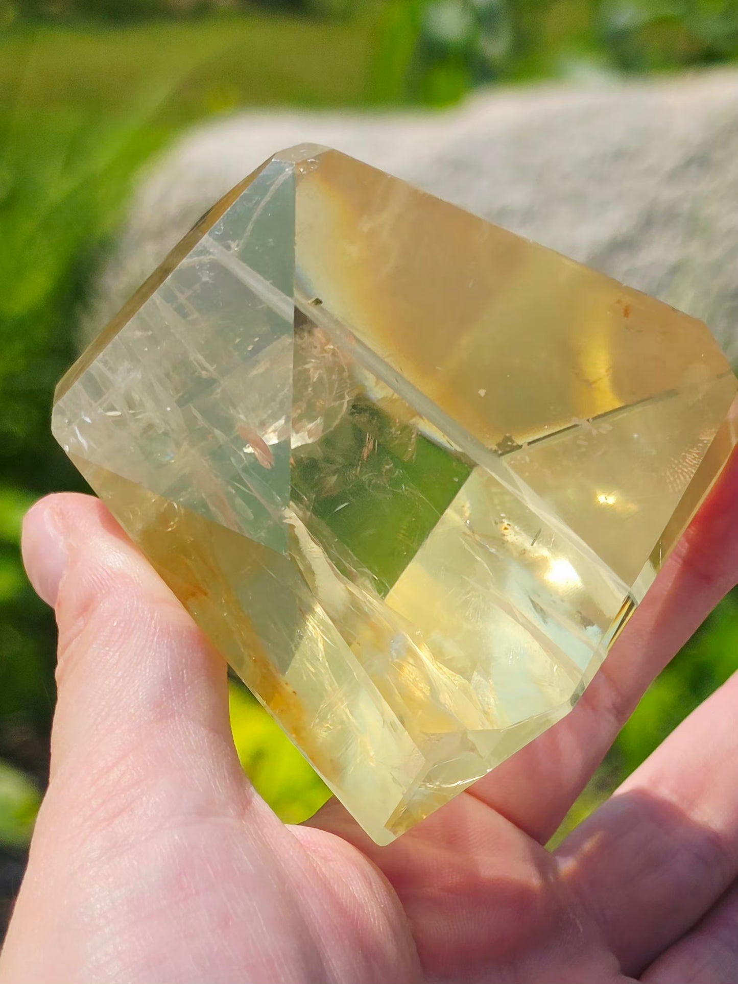 Citrine Free Form Polish 230 grams Crystal Mineral